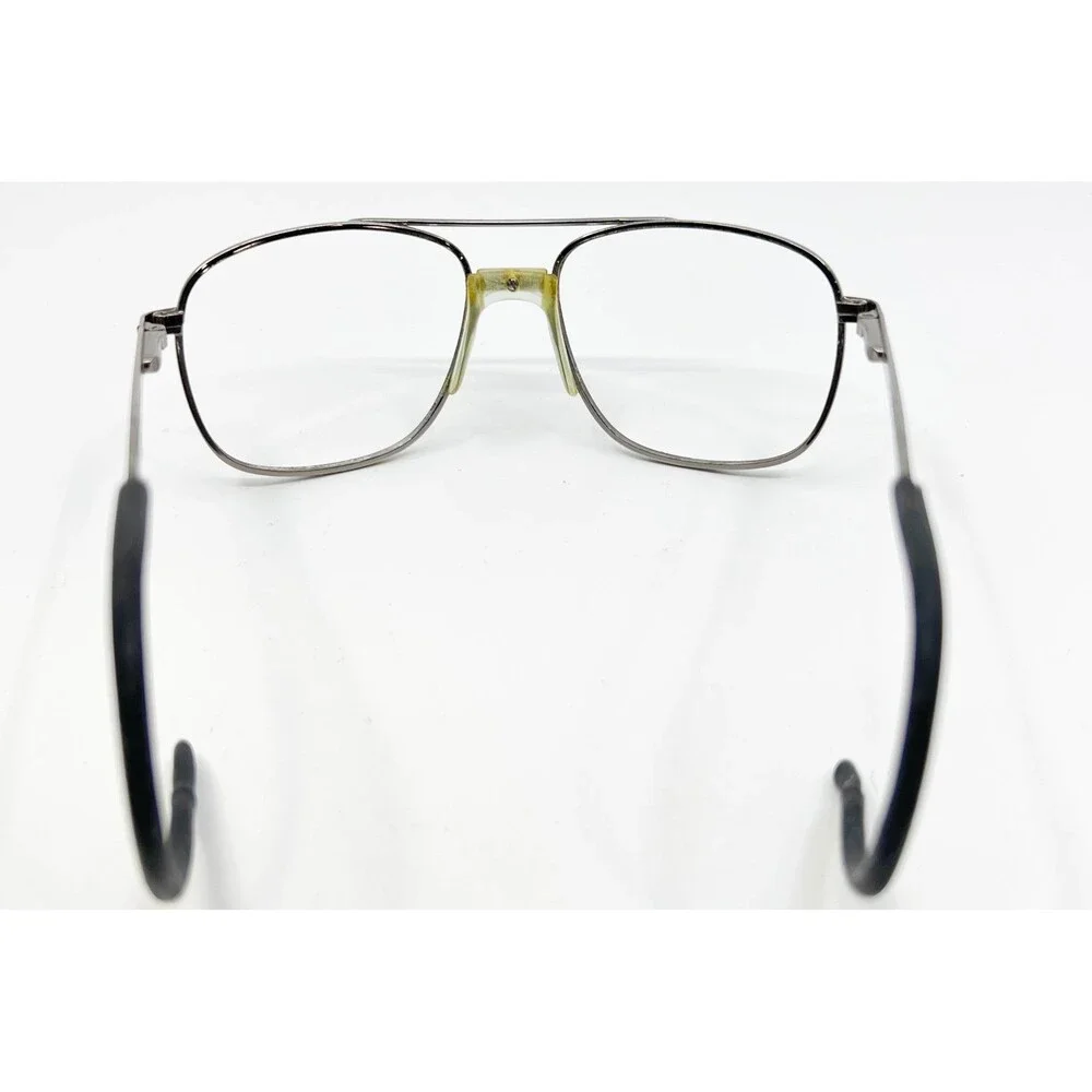 AO Safety Eyeglasses Men Silver Aviator EC550 Z87-2 145